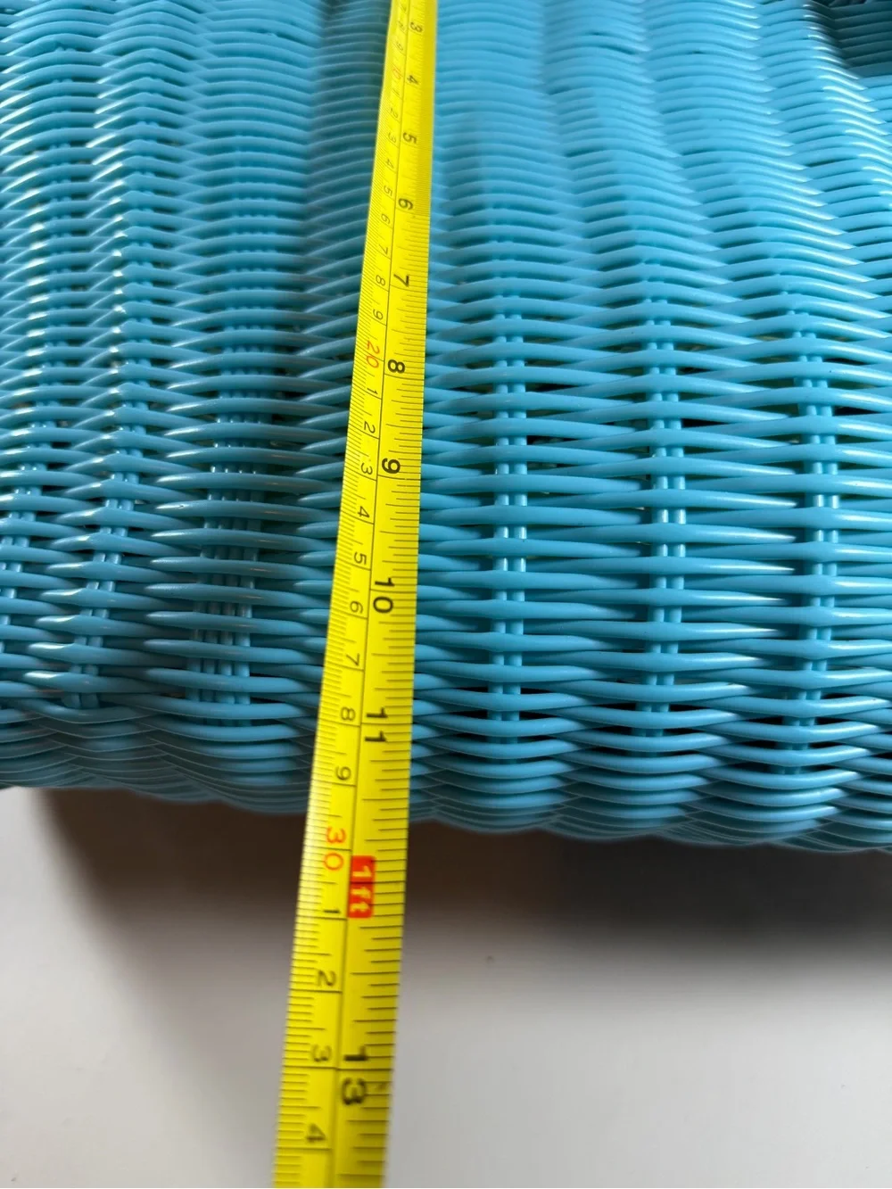 Source Unknown Turquoise Woven Beach Tote